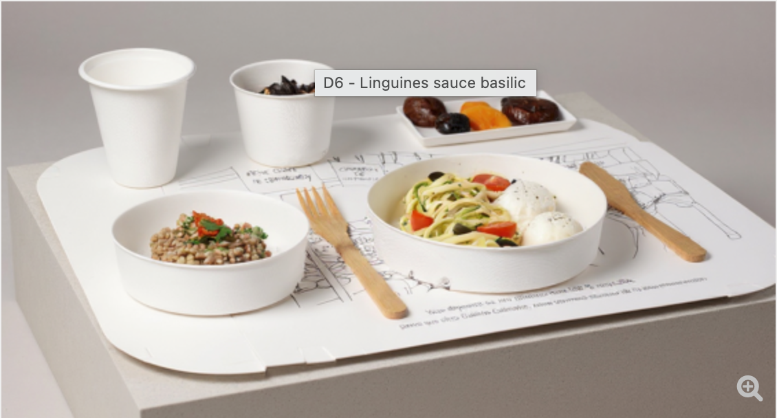 Linguines sauce basilic