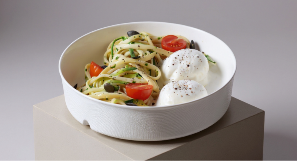 Linguines sauce basilic