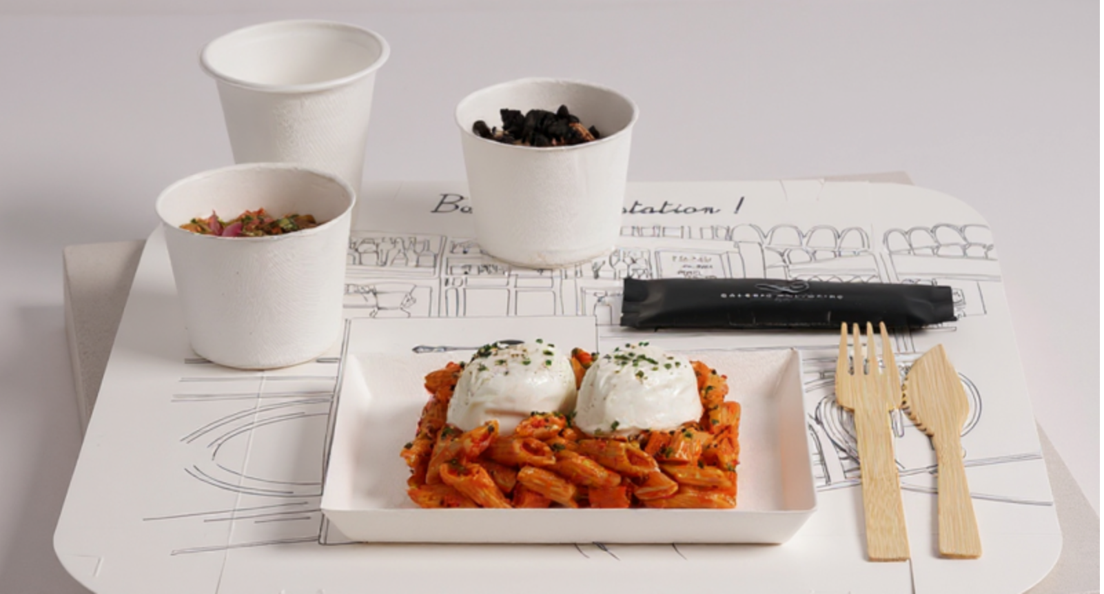 Mini pennes aux poivrons