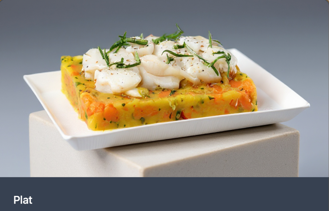 Effeuillé de cabillaud