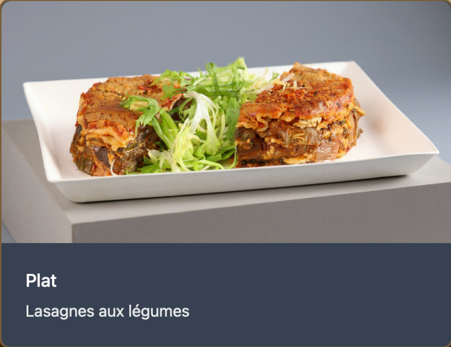 Lasagnes aux légumes